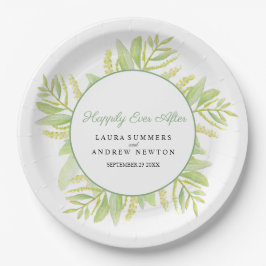 ユーカリの葉緑のは ペーパープレート