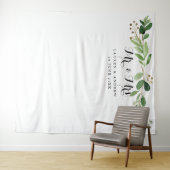 ユーカリの葉 ウェディング フォト 背景/小道具 タペストリー (インサイチュ(横))