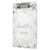 ユーカリの葉 ゴールドリーフ クリップボード (左)