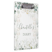 ユーカリの葉 ゴールドリーフ クリップボード (右)