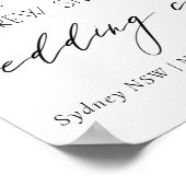 ユーカリの葉 水彩画 葉っぱ ウェディング ポスター (角)