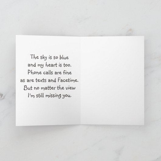 ユーカリの虹 カード (内部)