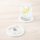 ユーカリの赤ちゃんシャワーの少年服だ コースター (側面)