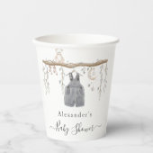 ユーカリの赤ちゃんシャワーの少年服だ 紙コップ (正面)