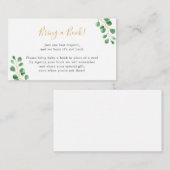 ユーカリの赤ちゃんシャワーを持って来る エンクロージャーカード (正面/裏面)