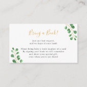 ユーカリの赤ちゃんシャワーを持って来る エンクロージャーカード (正面)