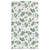 ユーカリの1ドル銀貨の木の群葉パターン スモールペーパーバッグ (裏面)