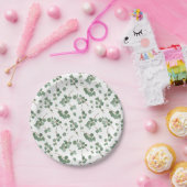 ユーカリの1ドル銀貨の木の群葉パターン ペーパープレート (パーティー)