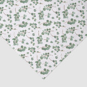 ユーカリの1ドル銀貨の木の群葉パターン 薄葉紙 (詳細)