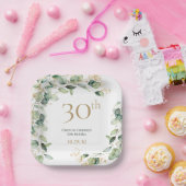 ユーカリの30歳の誕生日 ペーパープレート (パーティー)