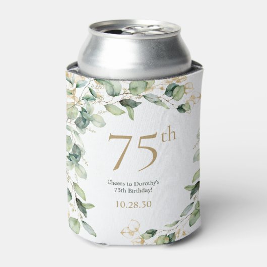 ユーカリの75歳の誕生日 缶クーラー (缶正面)