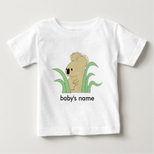 ユーカリのTシャツの幼児コアラ ベビーTシャツ