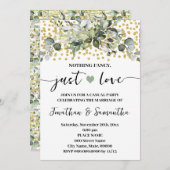 ユーカリはファンシー何も愛の駆け落ち 招待状 (正面/裏面)