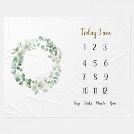 ユーカリはベビー1年目の節目    フリースブランケット