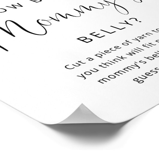 ユーカリはママの腹のゲームがどれくらい大きいかを負う ポスター (角)