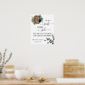 ユーカリは両側のサインを結婚選ぶ ポスター (キッチン)