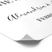 ユーカリは両側のサインを結婚選ぶ ポスター (角)