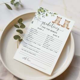 ユーカリは双子のベビー予測をする