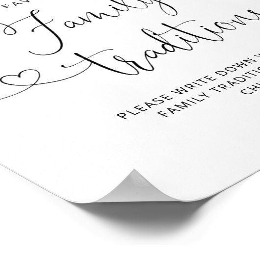 ユーカリは家族の伝統の赤ちゃんシャワーを持つ ポスター (角)