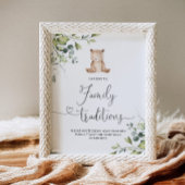 ユーカリは家族の伝統の赤ちゃんシャワーを持つ ポスター