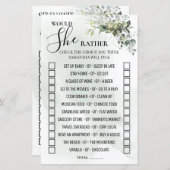 ユーカリは彼女はバイリンガルのゲームをシャワーするであろう (正面/裏面)