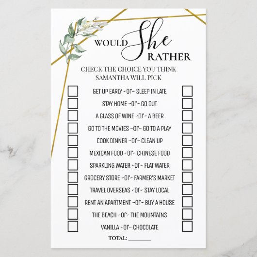 ユーカリは彼女はバイリンガルのゲームをシャワーするであろう (正面)