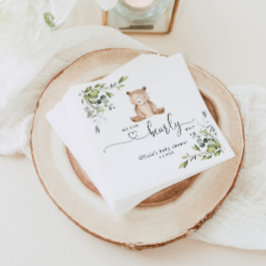 ユーカリは赤ちゃんシャワーを浴びる スタンダードカクテルナプキン