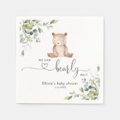 ユーカリは赤ちゃんシャワーを浴びる スタンダードカクテルナプキン (正面)