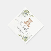 ユーカリは赤ちゃんシャワーを浴びる スタンダードカクテルナプキン (角)