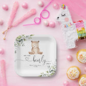 ユーカリは赤ちゃんシャワーを浴びる ペーパープレート (パーティー)