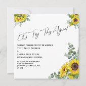 ユーカリひまわりカードを試してみよう 招待状 (正面)