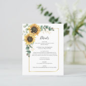 ユーカリひまわりフローラ結婚の詳細カード (スタンド正面)