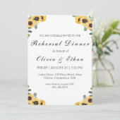 ユーカリひまわりリハーサル夕食招待状 招待状 (スタンド正面)