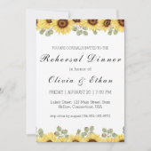 ユーカリひまわりリハーサル夕食招待状 招待状 (正面)