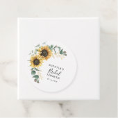 ユーカリひまわり ブライダルシャワーのお礼 フェイバータグ (インサイチュ)