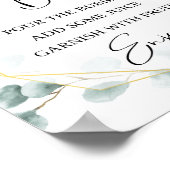 ユーカリをテーマにしたマムオーサバー標識 ポスター (角)