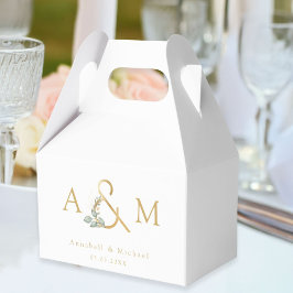 ユーカリアンパサンド結婚の箱 フェイバーボックス