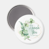 ユーカリイベント美学グリーンブライダルシャワー マグネット (正面/裏面)