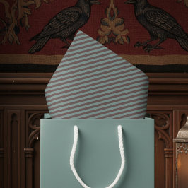 ユーカリエレガントとプラムダークハロウィーンストライプの 薄葉紙