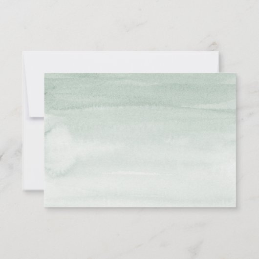 ユーカリエレガントカリの結婚食事のオプション 出欠カード (裏面)