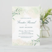 ユーカリエレガントカリの緑のジェンダーが明らかにする 招待状 (スタンド正面)