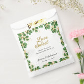 ユーカリエレガントカリの緑の愛は甘い結婚 フェイバーバッグ (封をした状態)