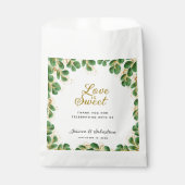 ユーカリエレガントカリの緑の愛は甘い結婚 フェイバーバッグ (正面)