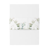 ユーカリエレガントカリグリー結婚ズモノグラム 招待状ベリーバンド (裏面例)