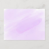 ユーカリエレガントカリフローラ結婚式招待状カード ポストカード (裏面)