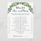 ユーカリエレガントカリリースブライダルは彼女はむしろ (正面)