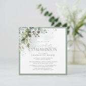 ユーカリエレガントカリ植木第1聖餐式 招待状 (スタンド正面)