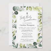 ユーカリエレガントカリ植木第1聖餐式 招待状 (正面)