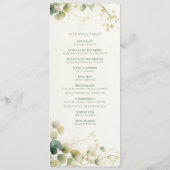 ユーカリエレガントカリ植樹植物式典 プログラム (裏面)