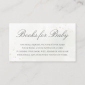 ユーカリエレガントカリ緑のベビーブックリクエスト エンクロージャーカード (正面)